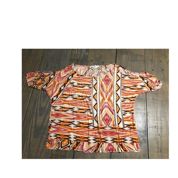 PEA IN THE POD Maternity Aztec crop top size small - Picture 1 of 4